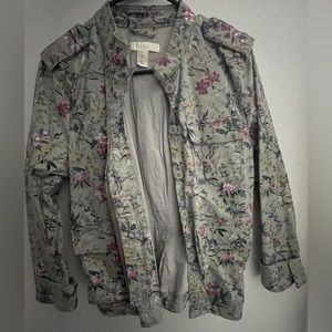 H&M Flowered Bottom Down Jacket.